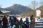 Mit Blick auf die Festung Königstein