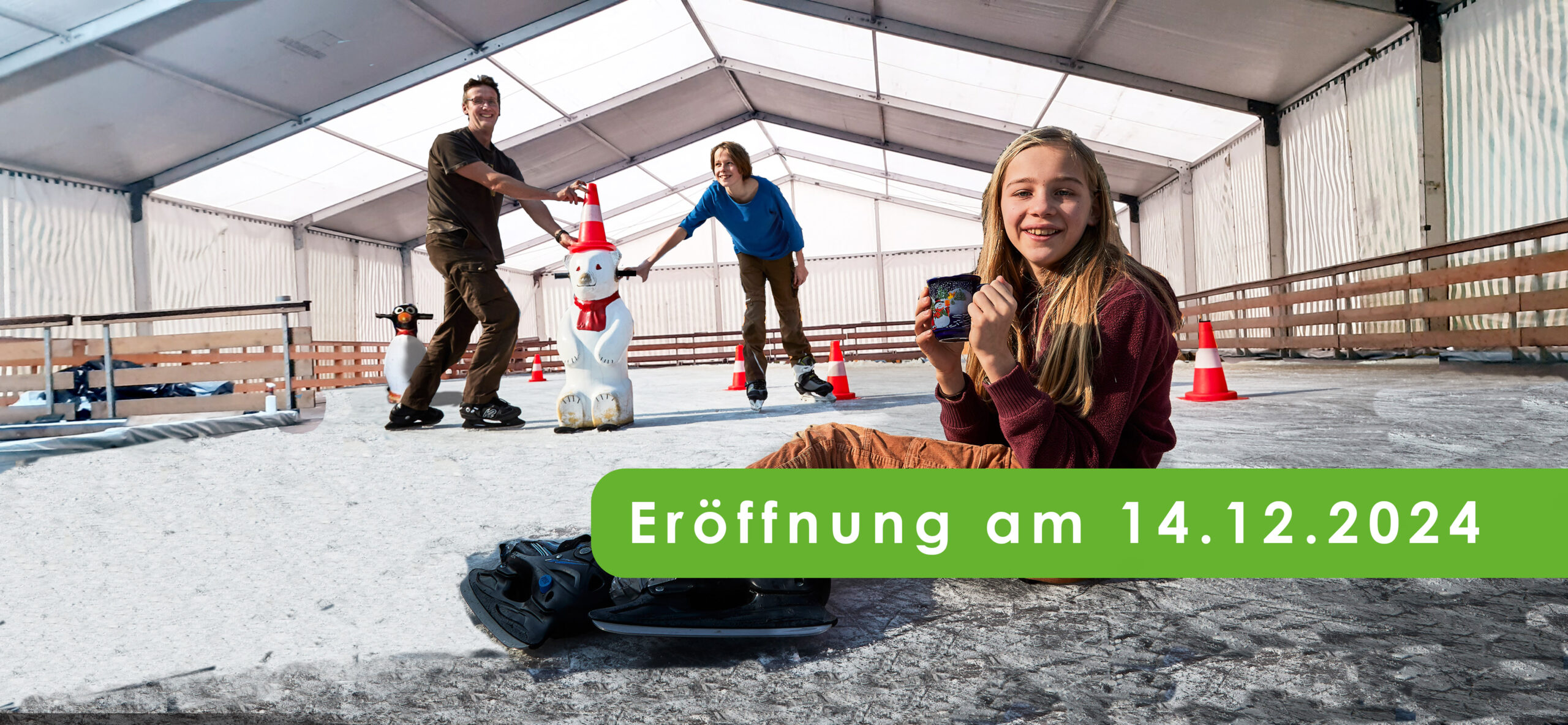 Eisbahn Erööfnung der Eisbahn in Königstein am 14.12.2024