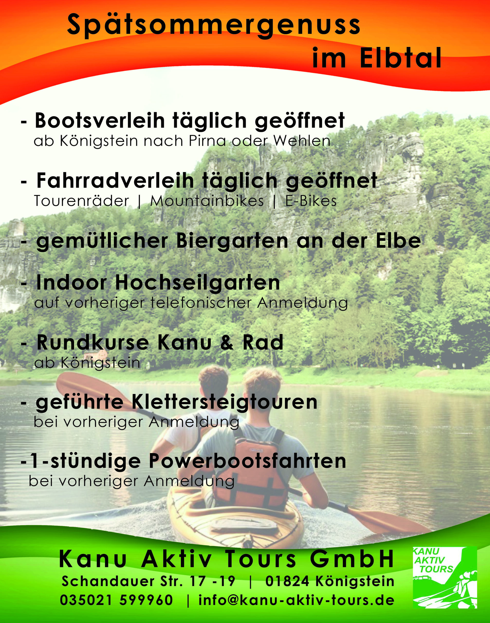 Spätsommergenuss im Elbtal