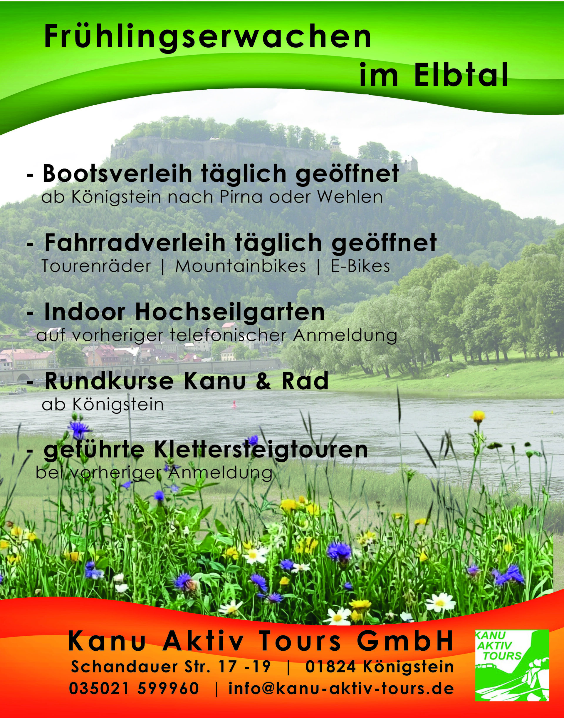 Kanu Aktiv Tours - Die Schsische Schweiz Aktiv Erleben